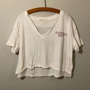 We The Free Vintage Baggy Cropped shirt